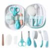 7 sets of baby care brushes, baby nail clippers, sharpening brushes, combs, scissors, and brush combination sets