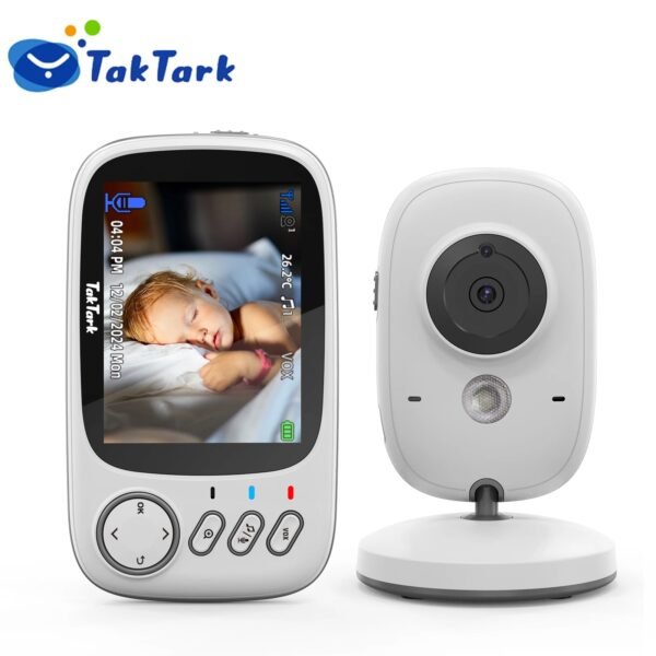Wireless Video Baby Monitor – TakTark 3.2-Inch with Night Vision