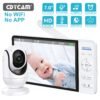 Wireless Baby Monitor – 7-Inch HD with Night Vision