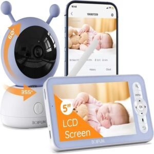 BOIFUN 2K 5'' Baby Monitor – WiFi, Two-Way Talk & Night Vision