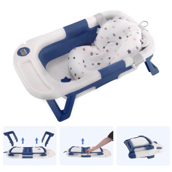 main-image-1 Baby Bathtub with Cushion & Thermometer 0-36 Months