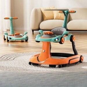 2025 Multifunctional Baby Walker – 4-in-1 Foldable & Anti-O-Leg