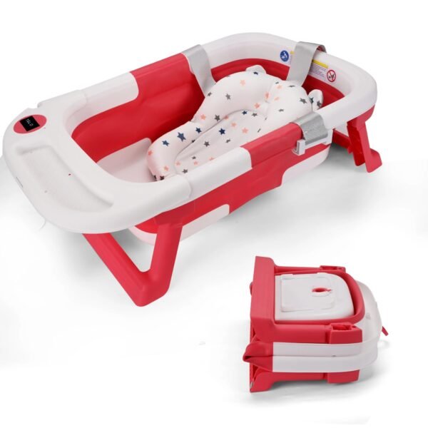 main-image-1 Baby Bathtub with Soft Cushion & Thermometer – 0-36 Months