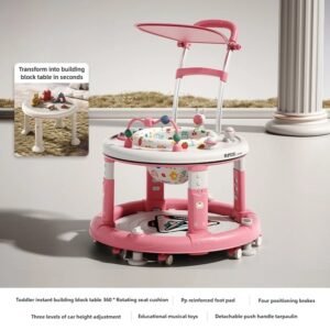 Children's Walker – Anti-Rollover with Music Tray