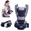 Ergonomic Newborn Baby Carrier With Hipseat – 3-Way Carry