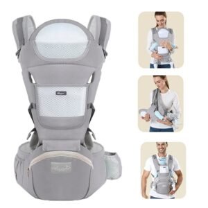 Ergonomic Baby Carrier Backpack – Hipseat & Front Facing