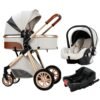 Luxury 3-in-1 Portable Baby Stroller – High Landscape Pushchair