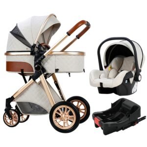 Luxury 3-in-1 Portable Baby Stroller – High Landscape Pushchair
