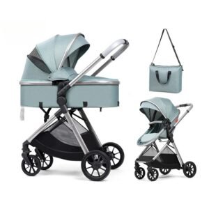 2-in-1 Baby Stroller – High Landscape Newborn Stroller