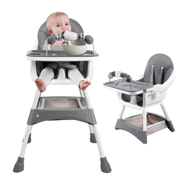 main-image-1 Portable Baby High Chair – Convertible Eat & Play Dining Chair
