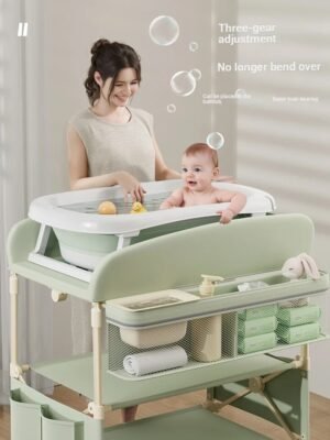 Foldable Baby Changing Table – Height Adjustable Diaper Station