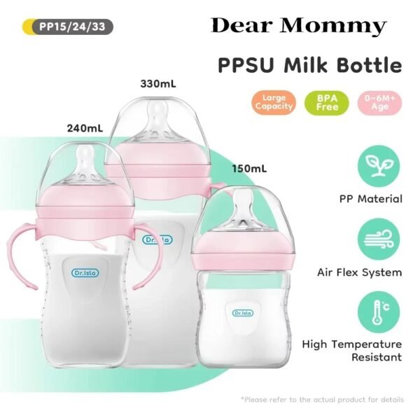 Baby PP Bottle – Newborn Milk Feeding Bottles 150-330ML