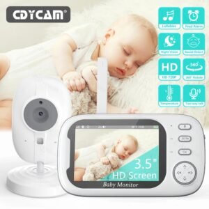 Cdycam 3.5-Inch Baby Monitor – Night Vision & 2-Way Audio