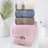 Baby Towels Cotton Bath Towel Face Washcloth Cute Cartoon Bear Hand Wipe Soft Children Towels Kids Newborn Bathing Handkerchief