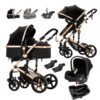 Lightweight Baby Car Seat with ISOFIX & Foldable Stroller