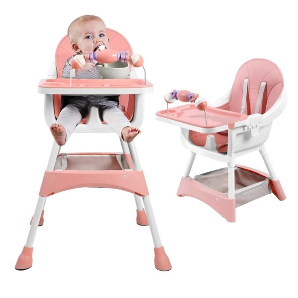main-image-10 Portable Baby High Chair – Convertible Eat & Play Dining Chair