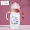 Baby Cartoon Feeding Bottle – 150ml/270ml PP Safe Bottle