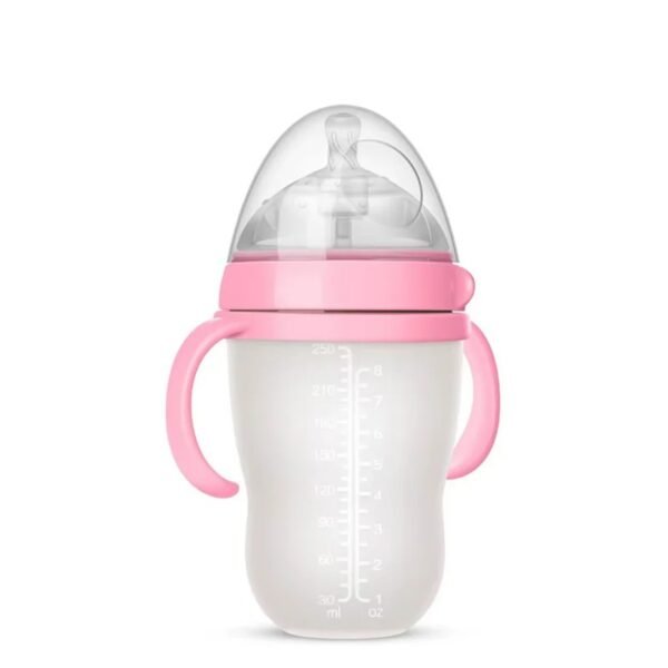 Baby Nano-Silicone Bottle – 150ml/240ml Soft Handle