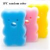 main-image-10 Cute Baby Cotton Bath Sponge – Cartoon Elephant