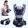Ergonomic Newborn Baby Carrier With Hipseat – 3-Way Carry