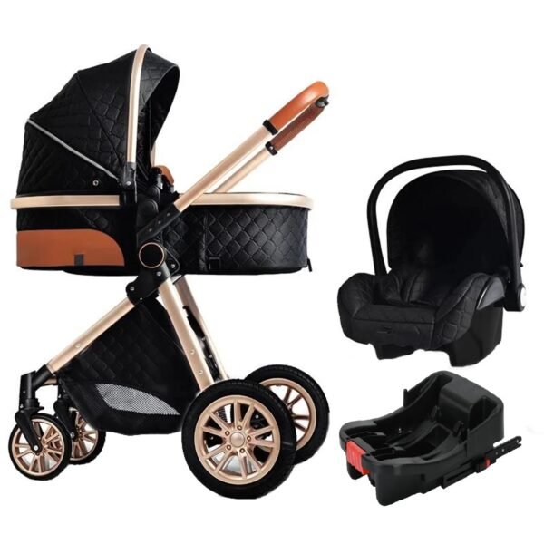 Luxury 3-in-1 Portable Baby Stroller – High Landscape Pushchair