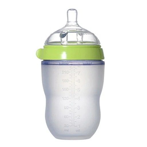 Baby Bottle with Silicone Handle – 150ml/240ml for 0-36 Months