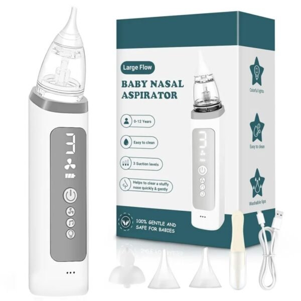 Electric Nasal Aspirator – Baby Nose Suction Device with Music