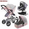3-in-1 Baby Stroller with ISOFIX – Luxury Travel Carriage