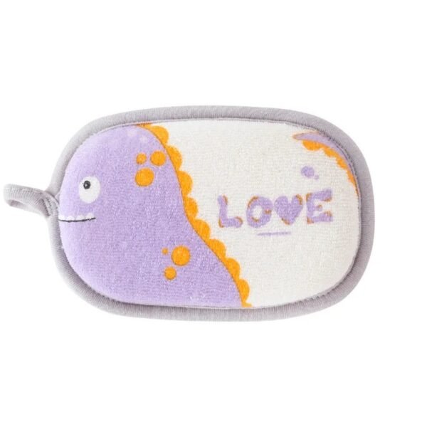 Baby Bath Sponge – Cartoon Animal Soft & Absorbent Sponge