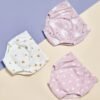 3pcs Baby Cotton Training Pants – Waterproof Reusable Diapers