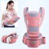 Ergonomic Newborn Baby Carrier With Hipseat – 3-Way Carry