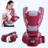 Ergonomic Newborn Baby Carrier With Hipseat – 3-Way Carry