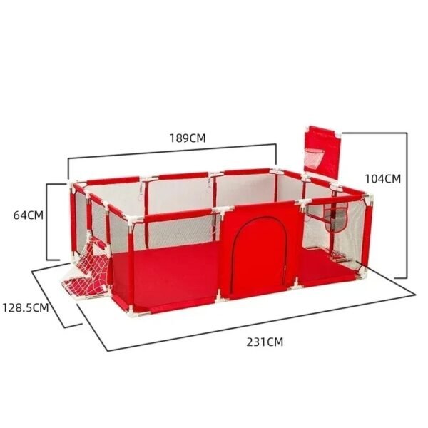 main-image-13 Baby Playground Playpen – Steel Frame Activity Fence