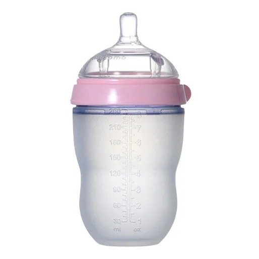 Baby Bottle with Silicone Handle – 150ml/240ml for 0-36 Months