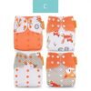 main-image-14 Happyflute 4Pcs OS Pocket Baby Diaper – Washable & Reusable