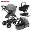 3-in-1 Baby Stroller with ISOFIX – Luxury Travel Carriage