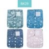 main-image-15 Happyflute 4Pcs OS Pocket Baby Diaper – Washable & Reusable