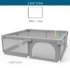 main-image-15 IMBABY Baby Playpen – Light Gray Safety Play Fence