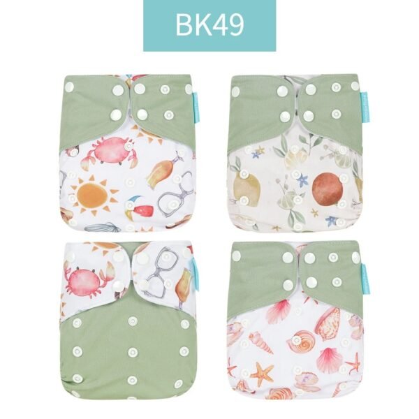 main-image-16 Happyflute 4Pcs OS Pocket Baby Diaper – Washable & Reusable