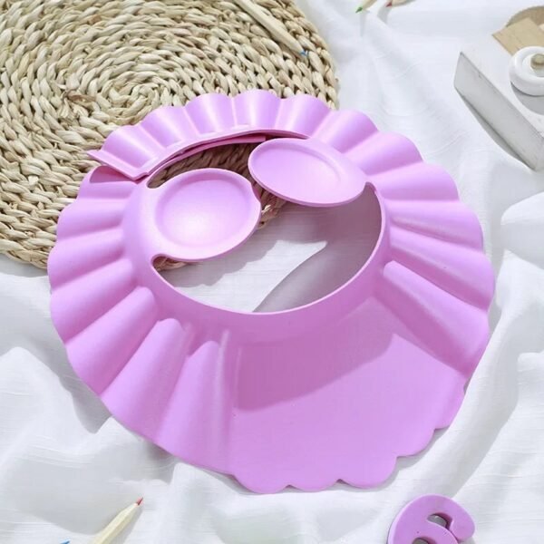 Adjustable Baby Shower Cap – Soft Hair Wash Hat for Kids