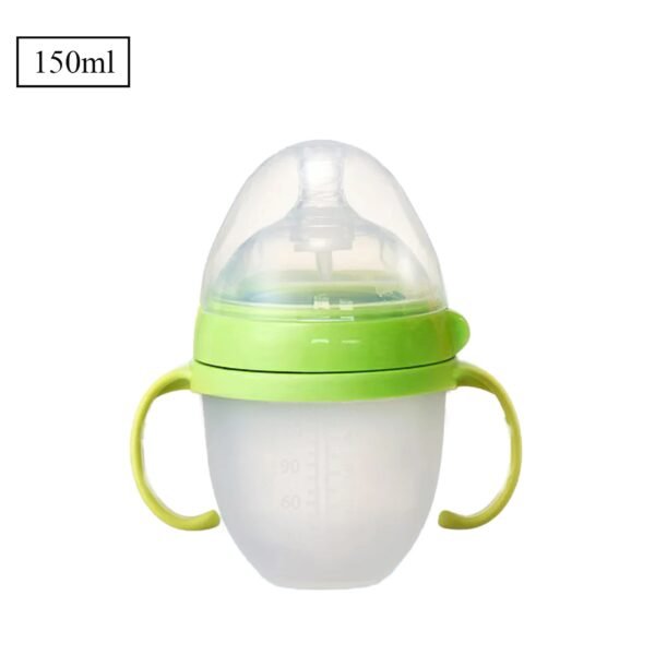 Baby Bottle with Silicone Handle – 150ml/240ml for 0-36 Months