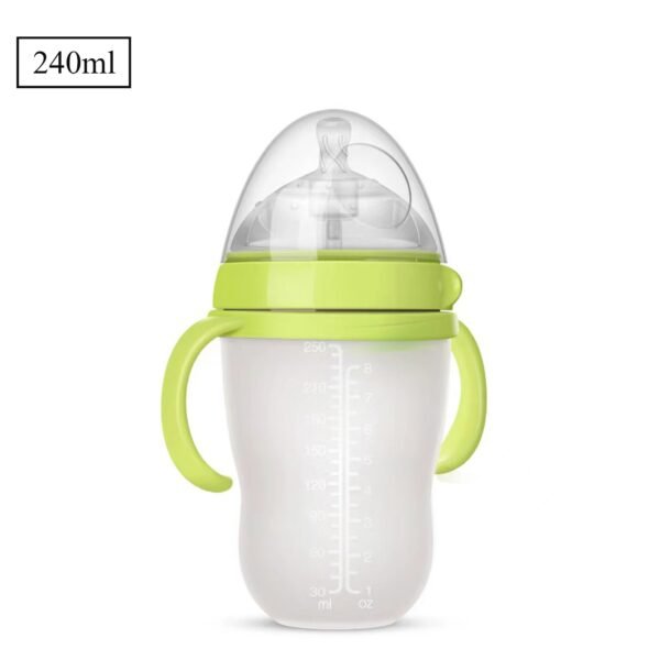 Baby Bottle with Silicone Handle – 150ml/240ml for 0-36 Months