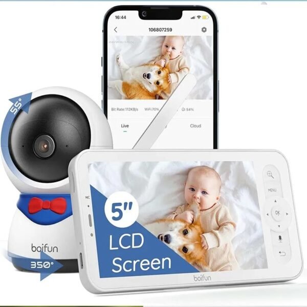 main-image-2 BOIFUN 1080P 5" Baby Monitor Camera