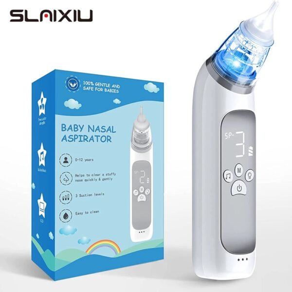 Electric Nasal Aspirator – Baby Nose Suction Device with Music