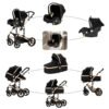 Lightweight Baby Car Seat with ISOFIX & Foldable Stroller