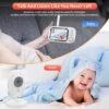 Cdycam 3.5-Inch Baby Monitor – Night Vision & 2-Way Audio