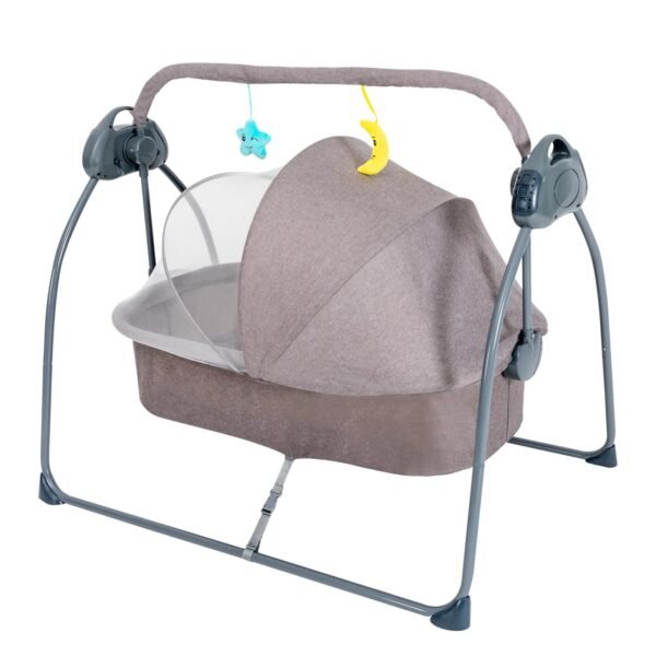Auto Rocking Baby Cradle Swing Bed 5 Speed