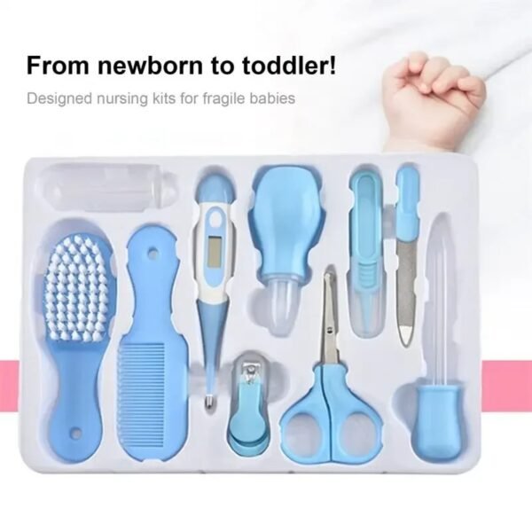 10PCS Baby Grooming & Care Set – Nail, Hair, & Health