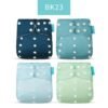 main-image-21 Happyflute 4Pcs OS Pocket Baby Diaper – Washable & Reusable