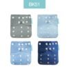 main-image-23 Happyflute 4Pcs OS Pocket Baby Diaper – Washable & Reusable